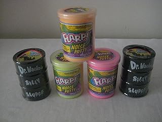 Brand New! Qty is 3 Flarp Noise Putty Assorted Colors: Yellow, Pink, Orange & Qty 2 Free Dr. Wacko's Silly Sludge (5 pack).
