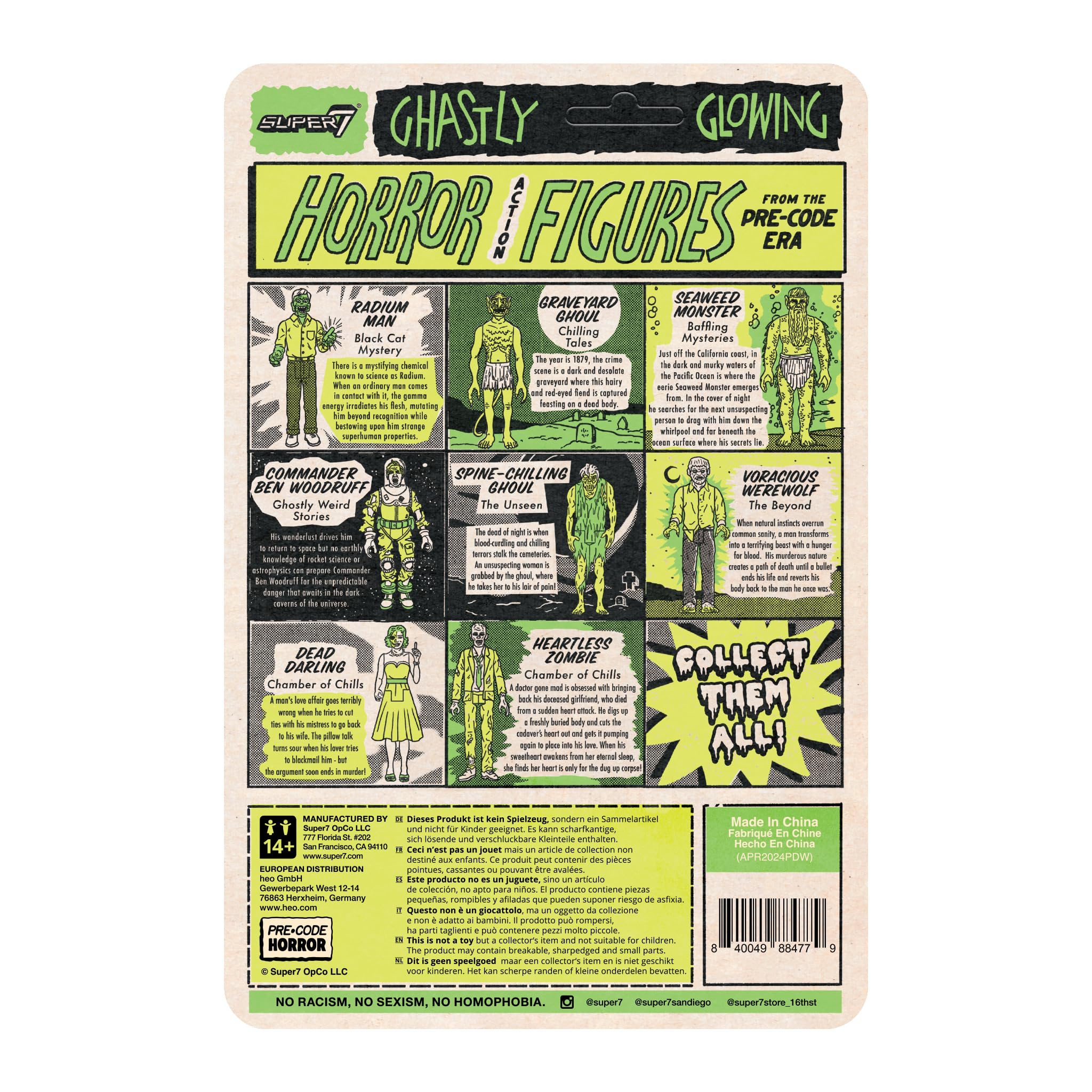 Amazon.com: Super7 Pre-Code Horror The Unseen Spine-Chilling Ghoul