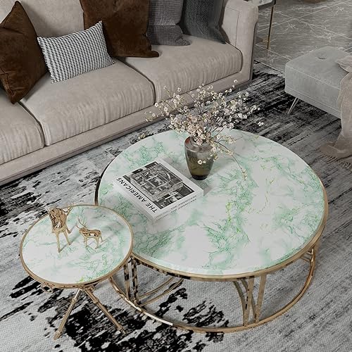 Miniatura 8 de CHIHUT Papel de contacto de mármol impermeable para encimeras de 30 x 118 pulgadas, papel de contacto de mármol autoadhesivo para encimeras, papel