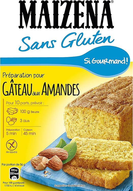 Maizena Preparation Pour Gateau Aux Amandes Amazon Fr Epicerie