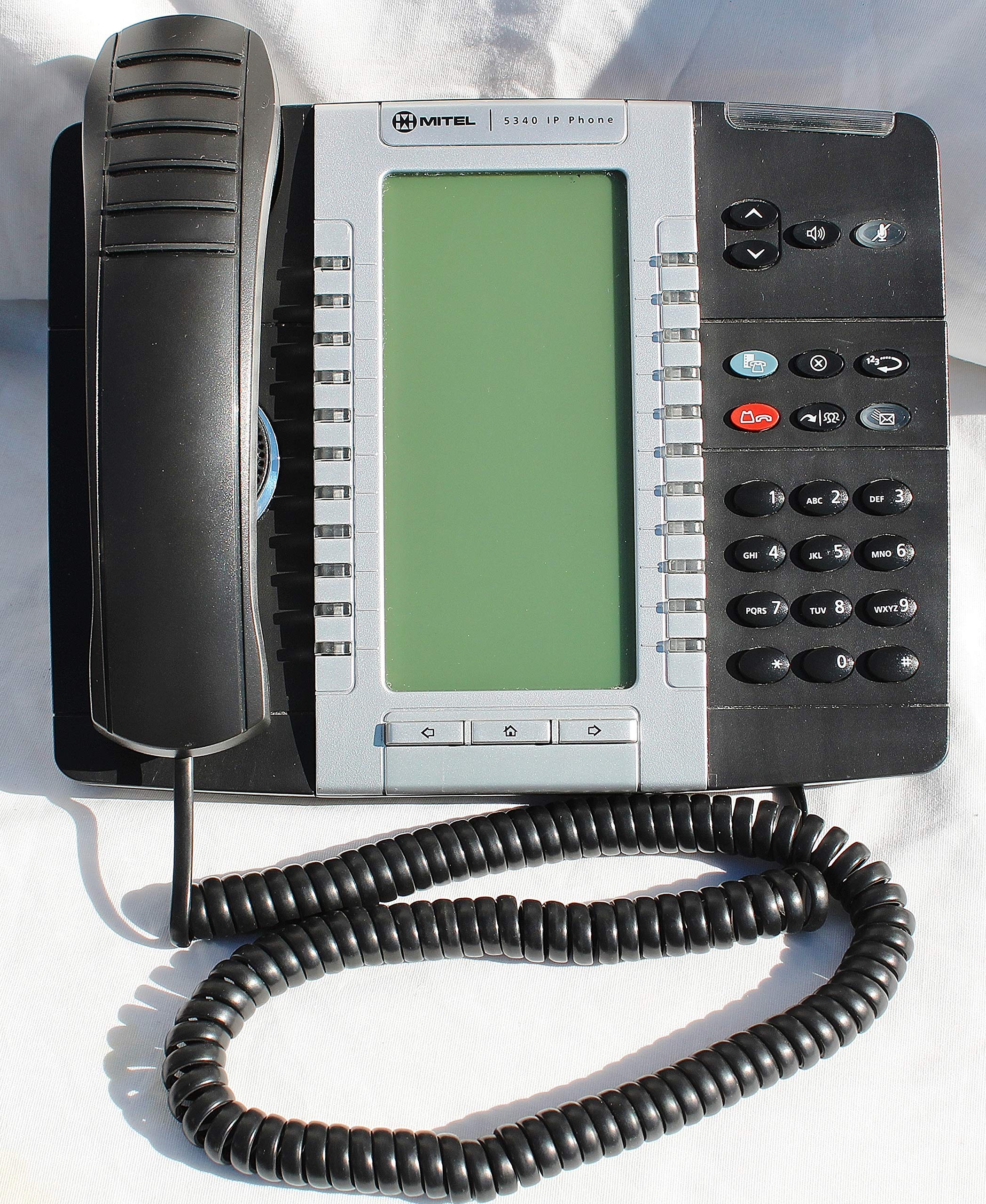 Téléphone IP Mitel 5340 Reconditionné Certifié - Compatible Power Over Ethernet (PoE), Sans Bloc D'alimentation - 4