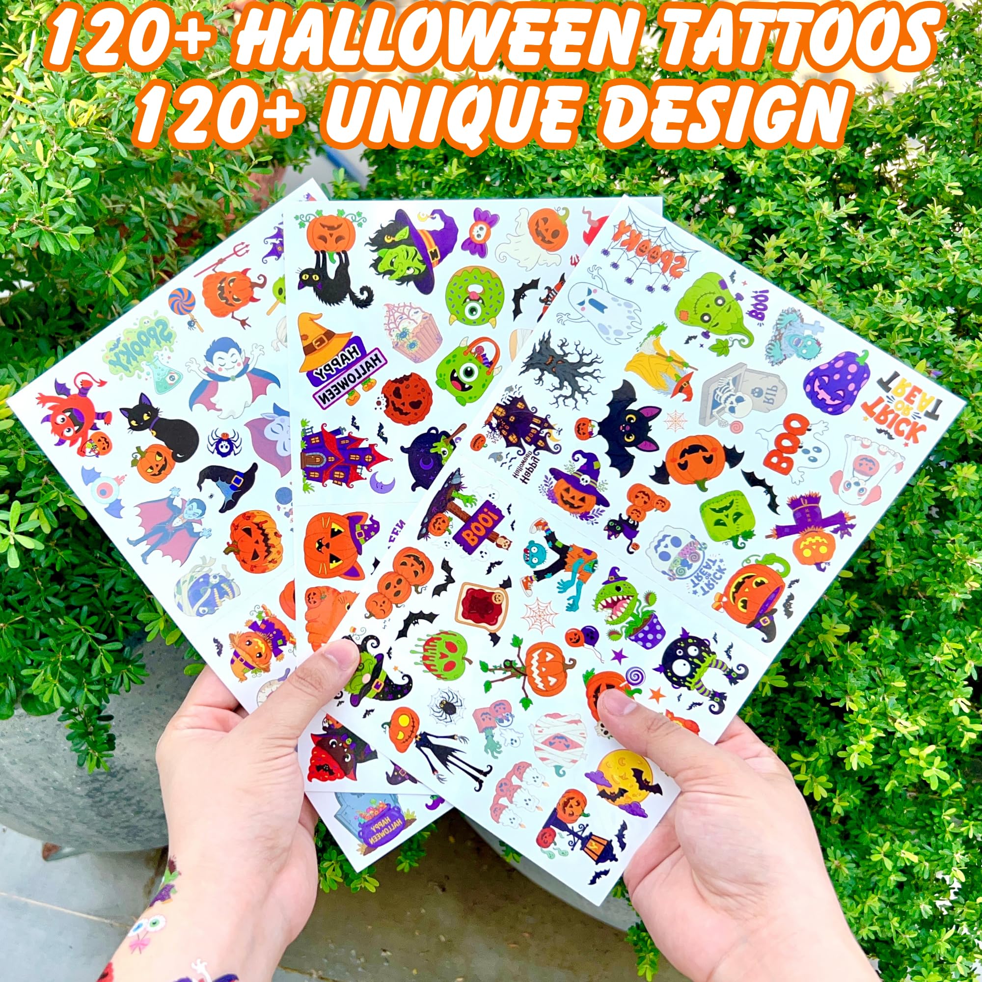 Halloween Temporary Tattoos - 120+ Designs -6