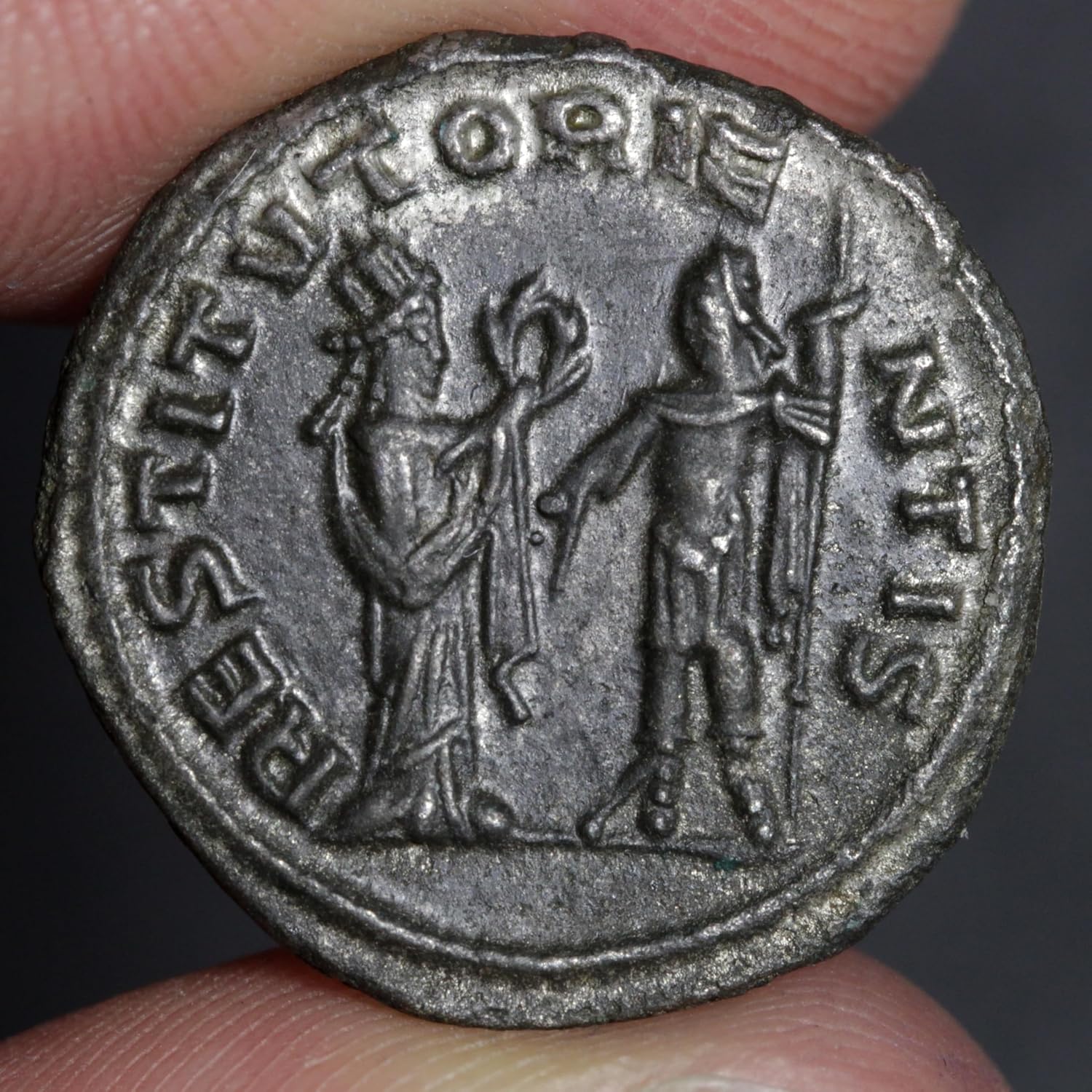 Emperor Valerian Ancient Bronze Coin Roman Empire Double Denarius (275 A.D.) with Certificate of Authenticity | Crisis of The Third Century