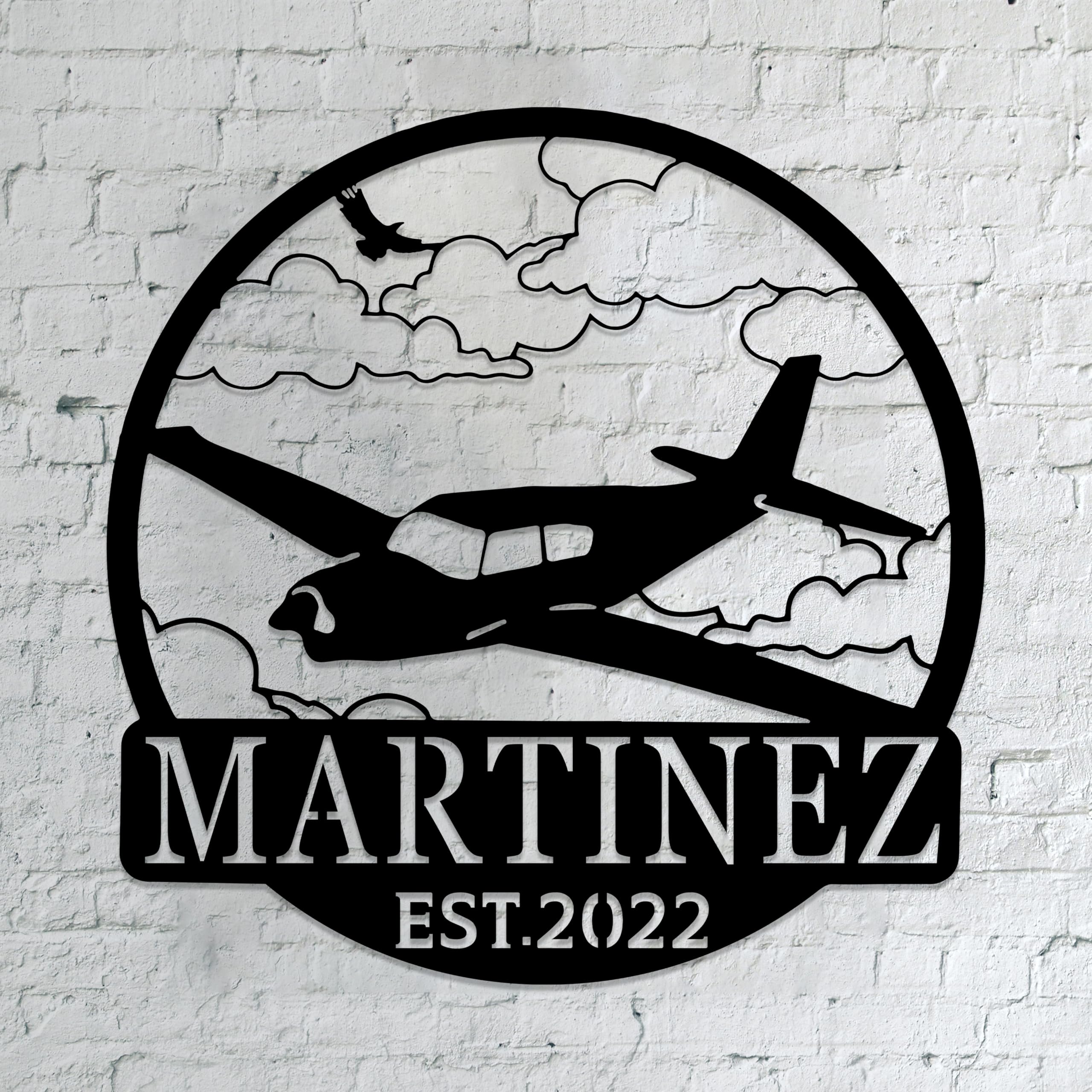 Customized Pilot Name Sign