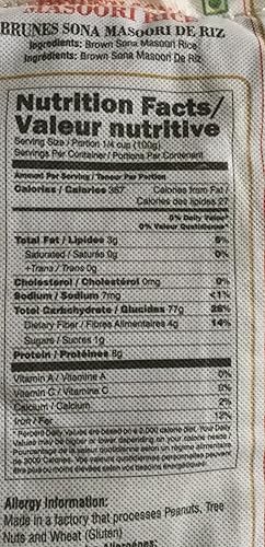 Miniatura 3 de Laxmi Arroz marrón Sona Masoori - 10 libras, 10.0 lbs.