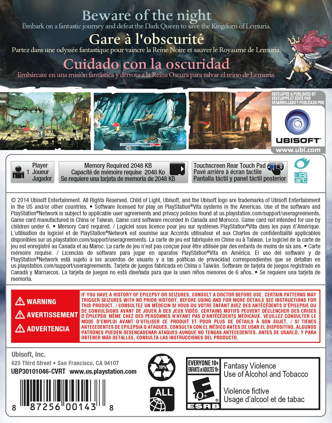 Child of Light - PlayStation Vita Standard Edition