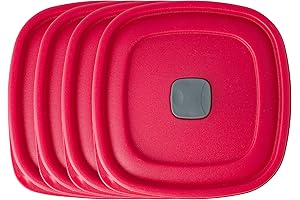 Rubbermaid Replacement Lids for Food Storage Containers (4-Pack, Red)