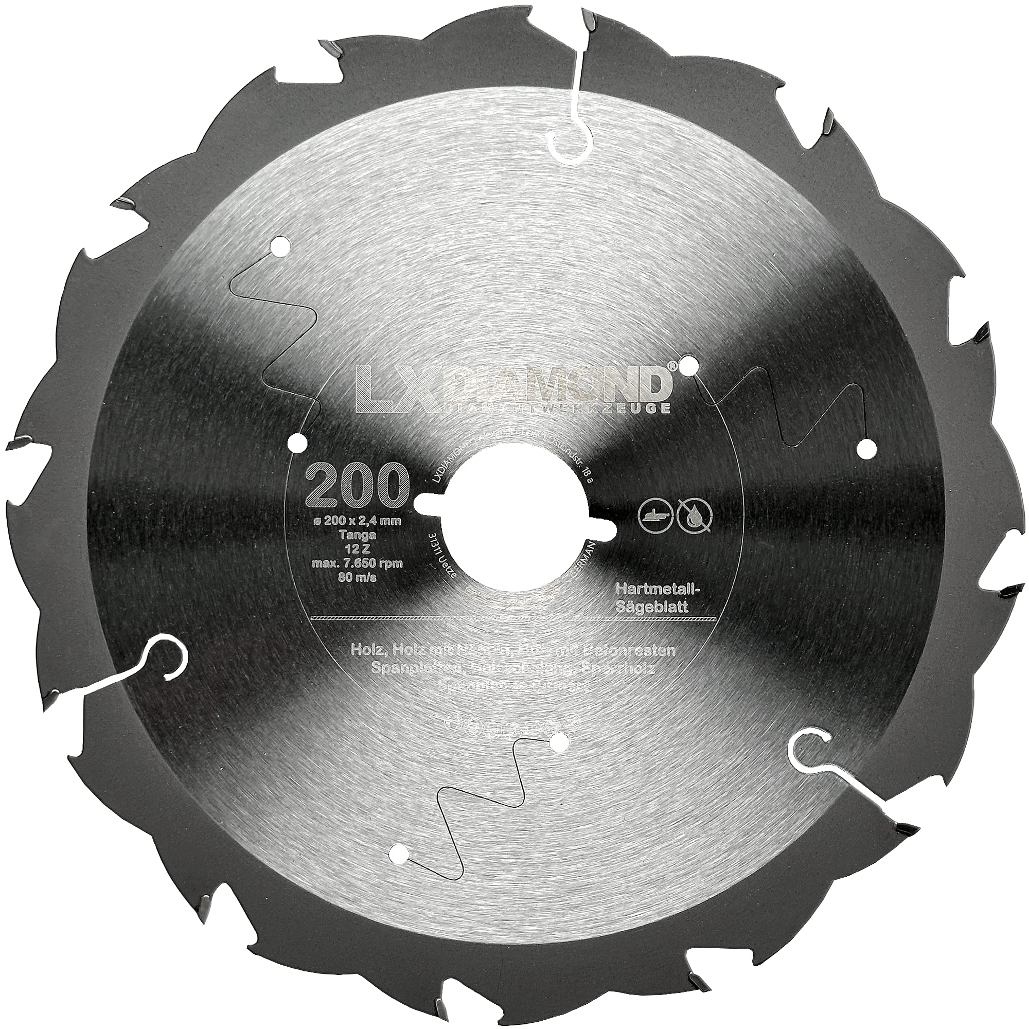HM-Sägeblatt WSB-HMD250, Universal Holz, 80Z - GmbH