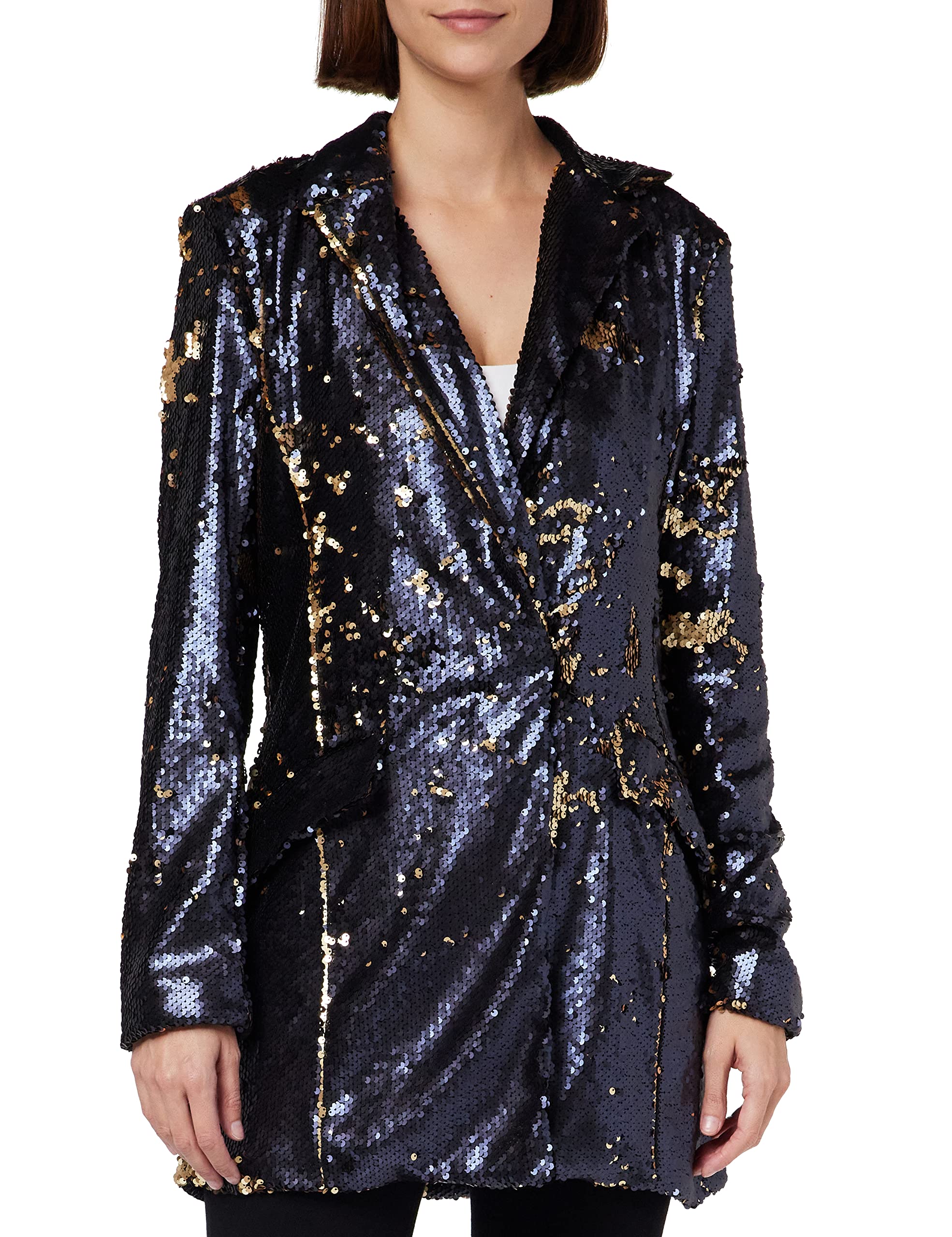 Kendall + KylieWomen's K&K W Dazzle Blazer KKW3711001, Off-White, XL