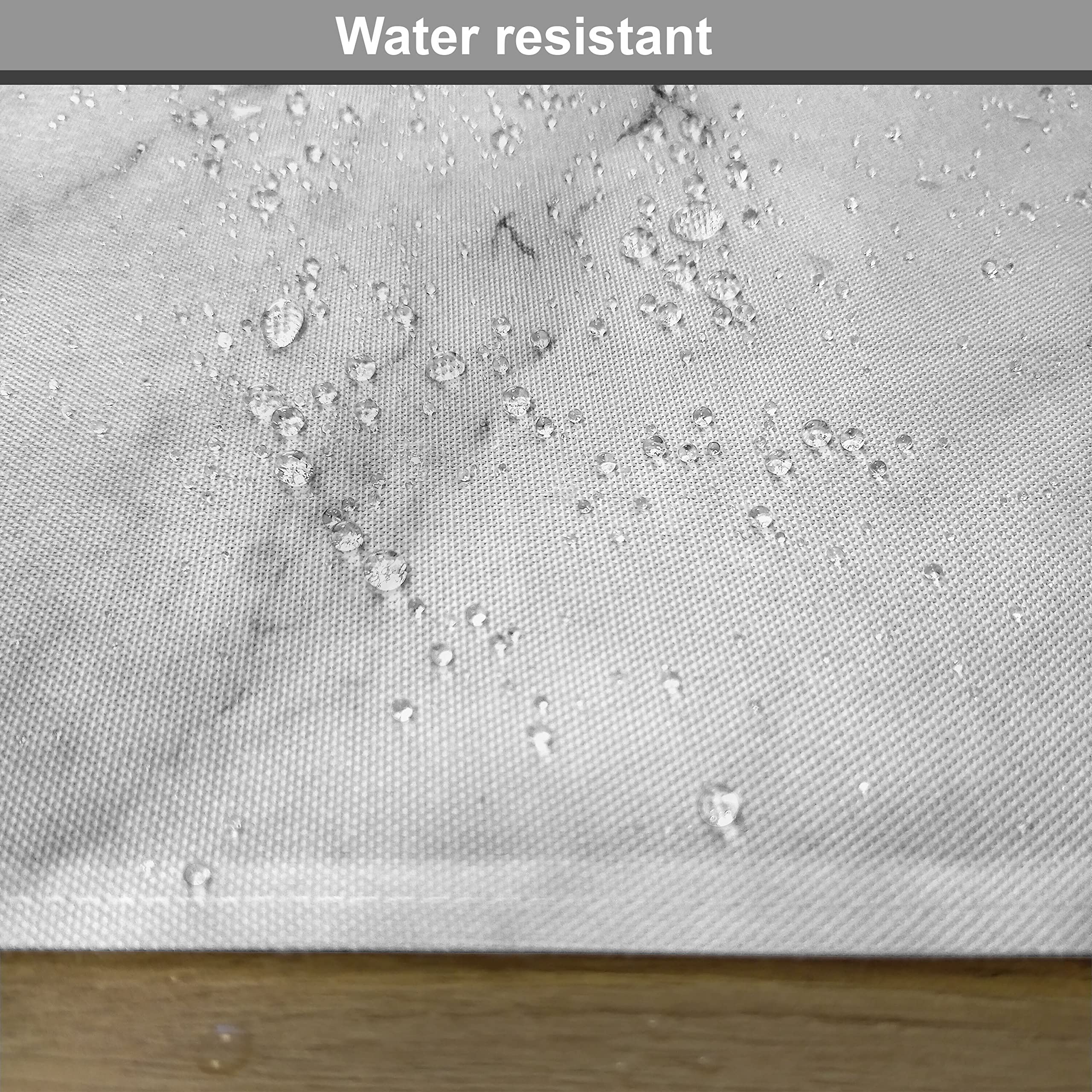Tovaglia ABAKUHAUS Marmo Granito – Effetto Pietra, Rettangolare 140x200 Cm, Impermeabile E Antimacchia – Grigio Polvere