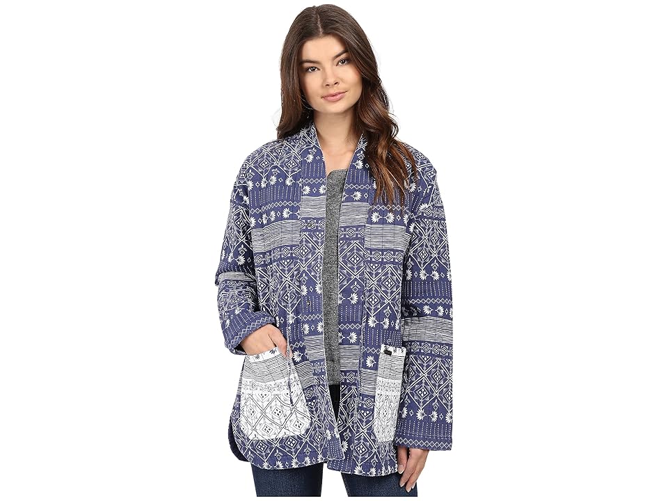 

Roxy Baleine Bay Jacket (Deep Ocean/Blue Print) Women's Coat