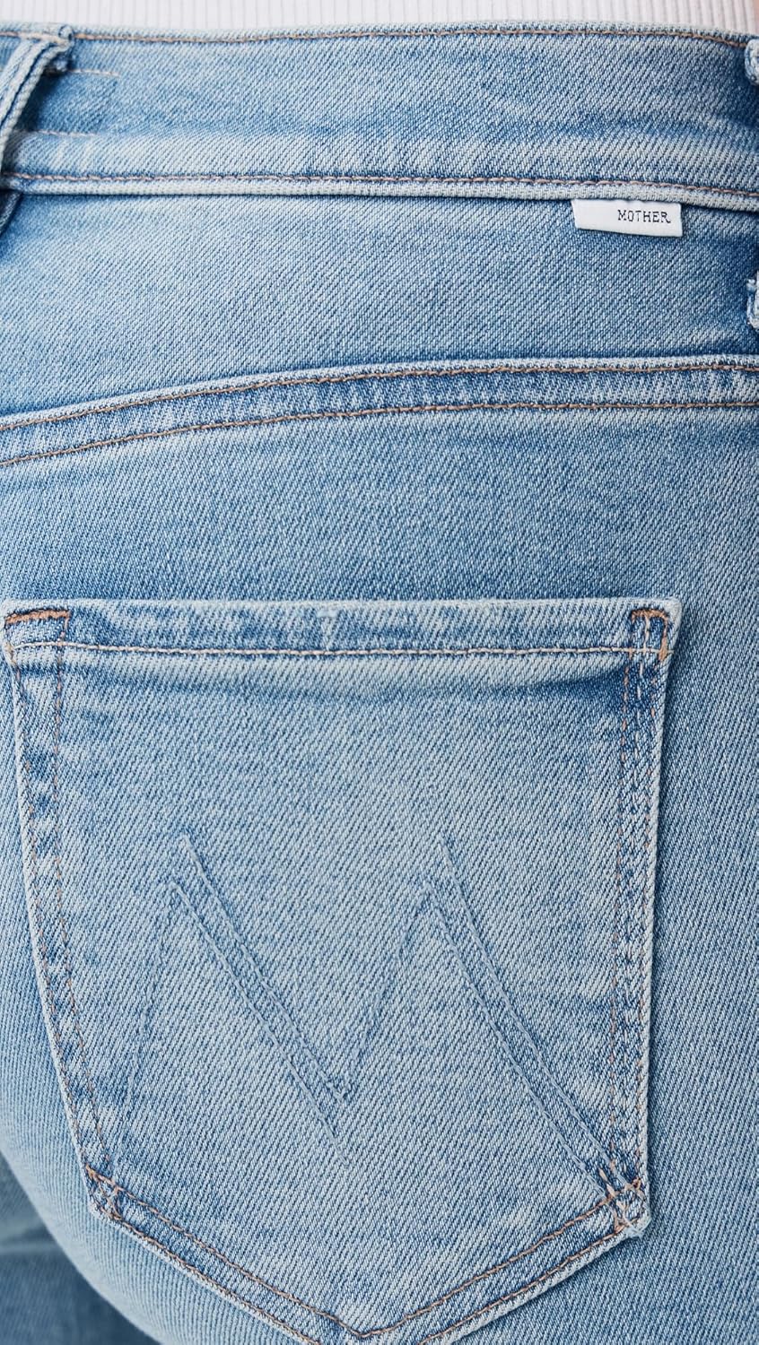 MOTHER Women's The Mid Rise Maven Sneak Jeans - Image 6