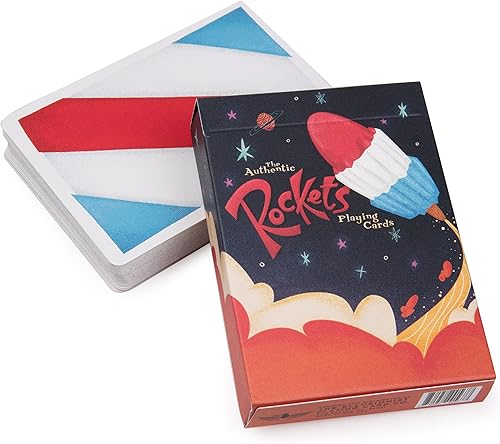 Ellusionist Rockets Playing Cards - Añade una explosión de nostalgia a tus juegos de cartas y trucos