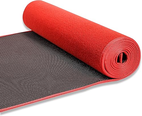 Miniatura 3 de Trademark Innovations Alfombra roja para pasillo (2' x 10')