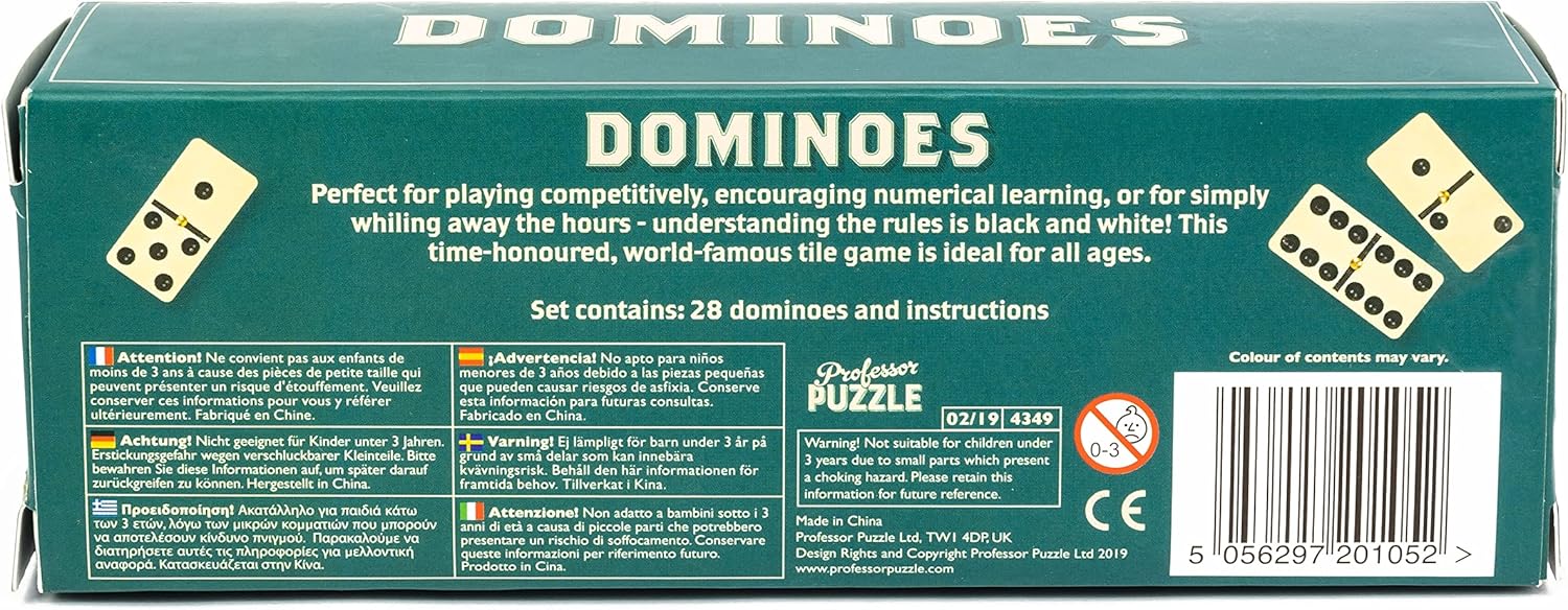 Dominoes | Classic Wooden Family Board Game