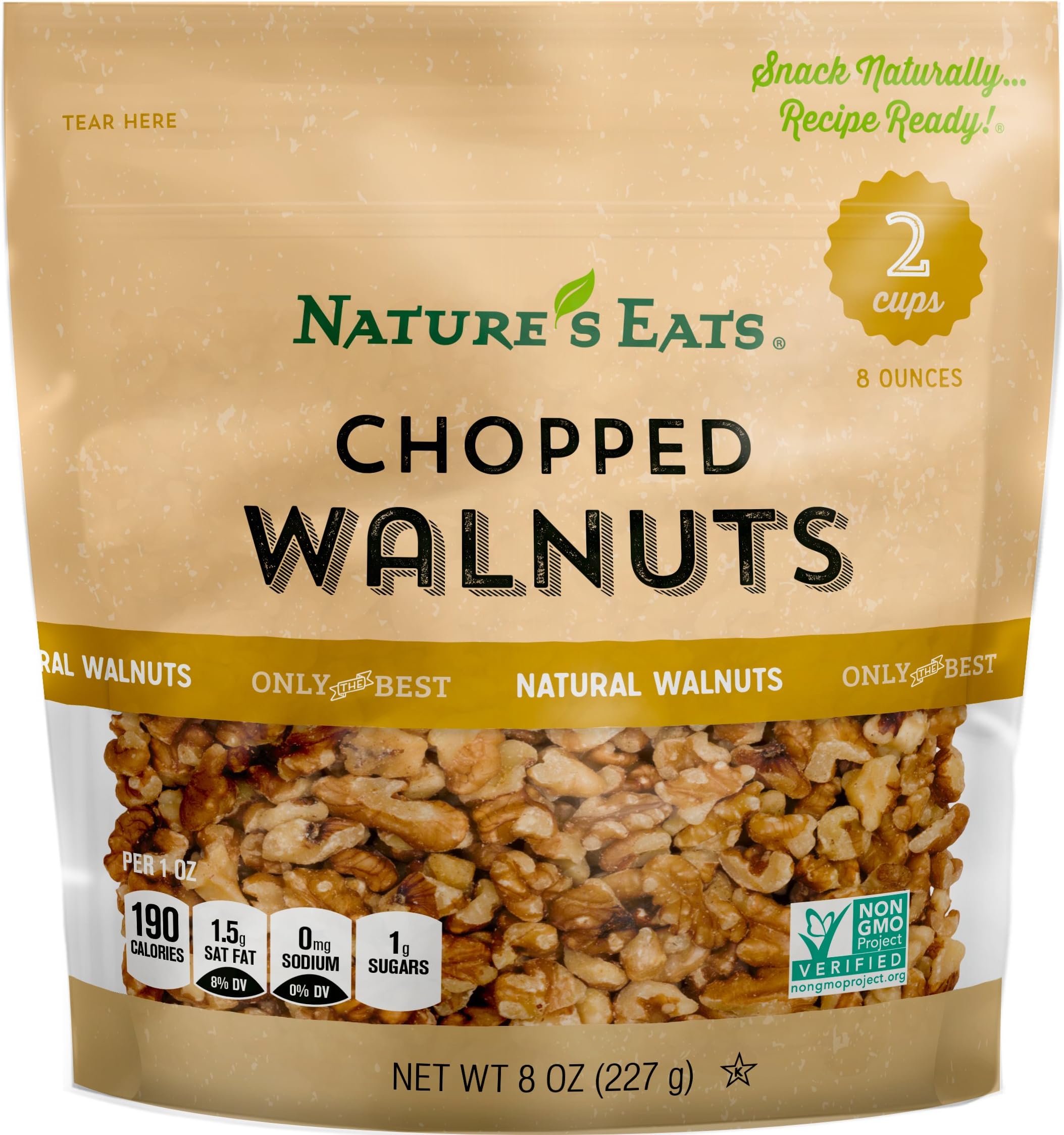 Chopped Walnuts, 240ml