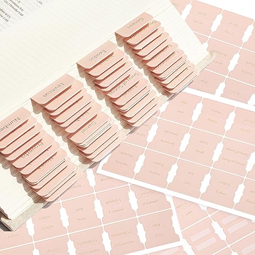 Miniatura 7 de Mr. Pen - Pestañas de la Biblia, 75 pestañas, letras doradas metálicas, pestañas de la Biblia laminadas para mujeres y hombres, pestañas de la