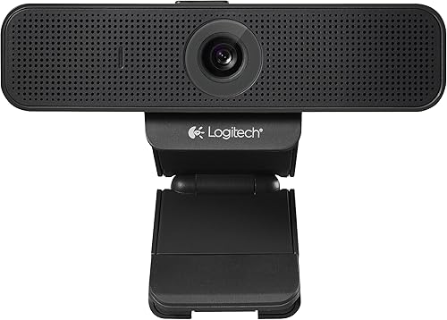 Logitech C920-C Webcam (producto empresarial) con vídeo HD 1080p certificado para Cisco Jabber