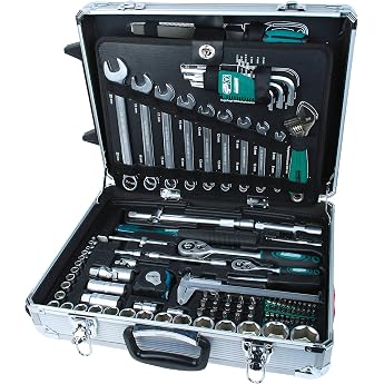 Br der Mannesmann M29077 159-Piece Aluminium Tool Trolley