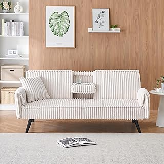 Minimalist style, straight-line corduroy sofa 72