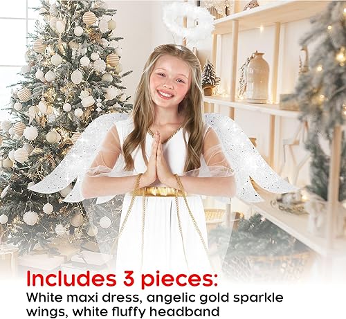 Miniatura 2 de Morph - Disfraces de ángel para niñas - Disfraz de ángel para niñas - Disfraz de ángel para niñas - Vestido de ángel para niñas