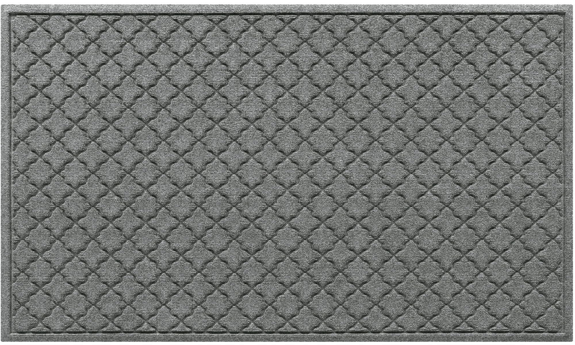 WaterHog Cordova Front Door Mat Indoor Outdoor Entrance, Absorbent All-Weather Doormat Non-Slip Rubber Backing, Dirt & Moisture Trapper, Low Profile,