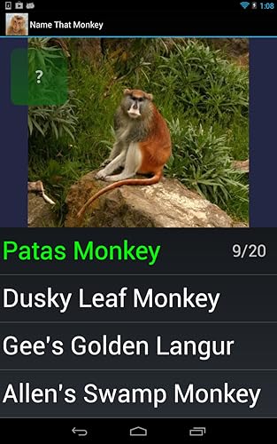 Macaco espécie Trivia Quiz