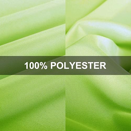 Miniatura 7 de Mantel de poliéster lavable de 120 pulgadas, resistente a las manchas y a las arrugas, mantel decorativo para mesa de comedor, fiestas de bufé y