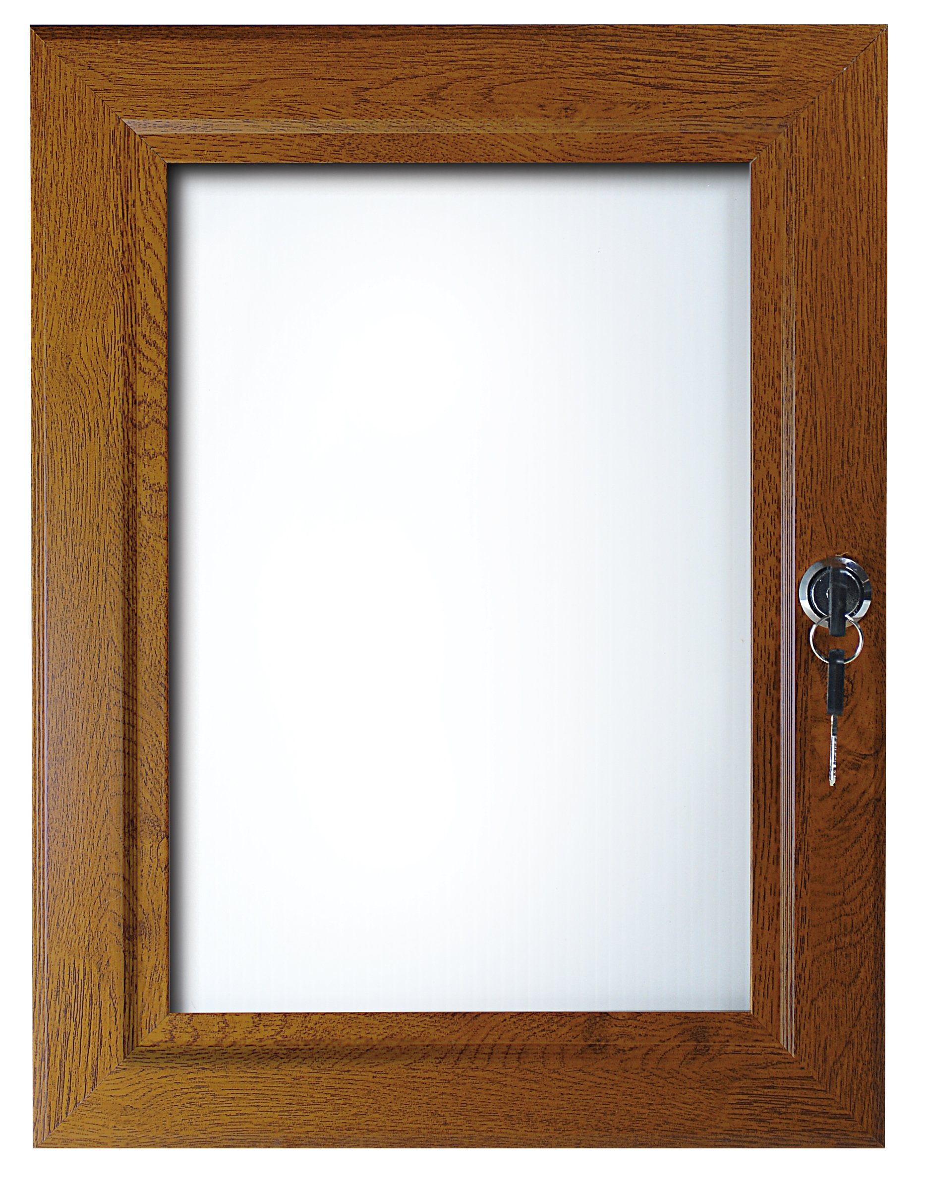 Signware Oak Lockable Poster Case Outdoor Display Frame 8 Sizes (20" x 30")