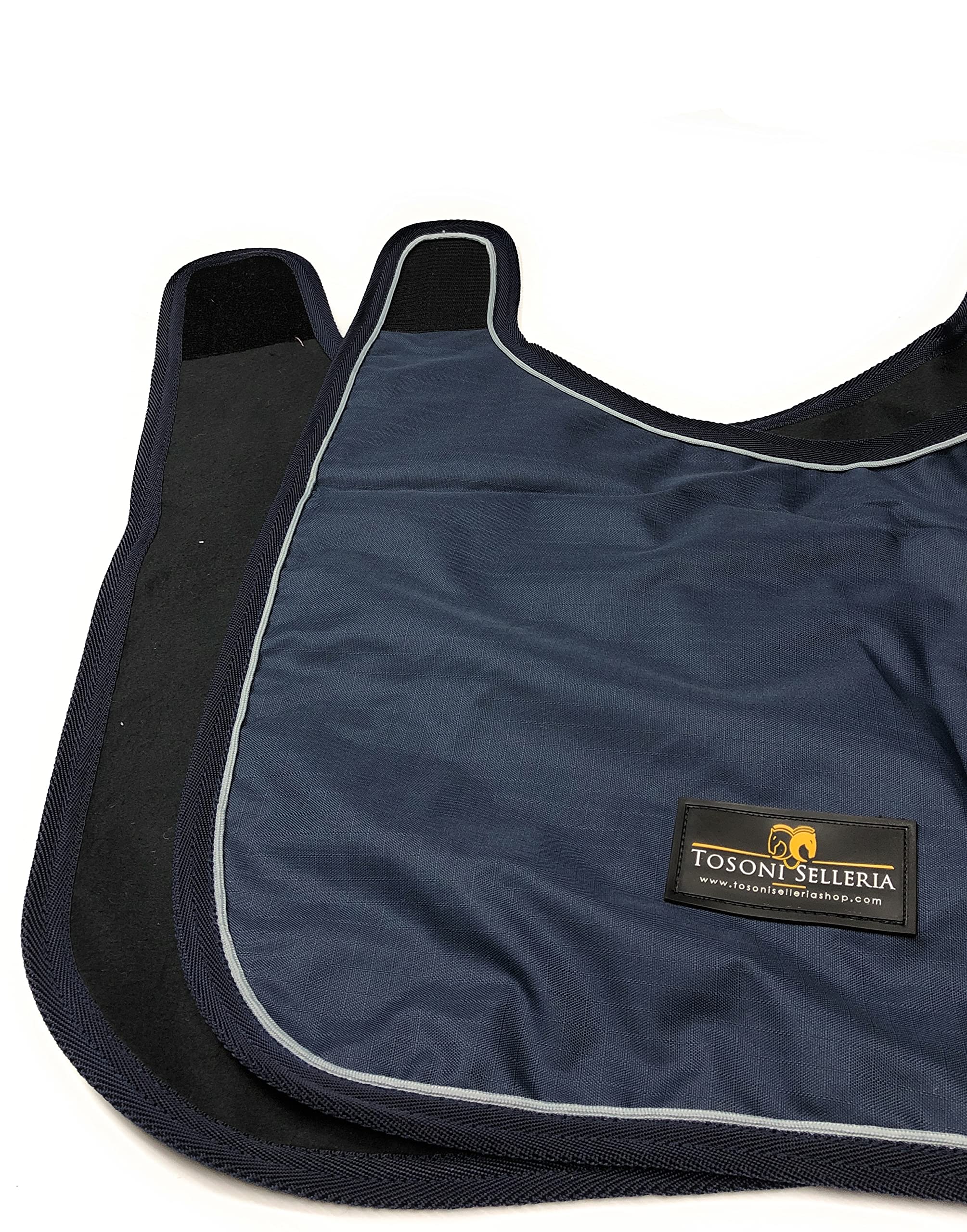 Horses, Pferdedecken Horses Waterproof Warm, Wasserdicht, Weich, Bequem und Warm, Langlebig, Blau, 135 cm