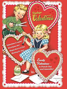 Vintage Valentines Press Out Book