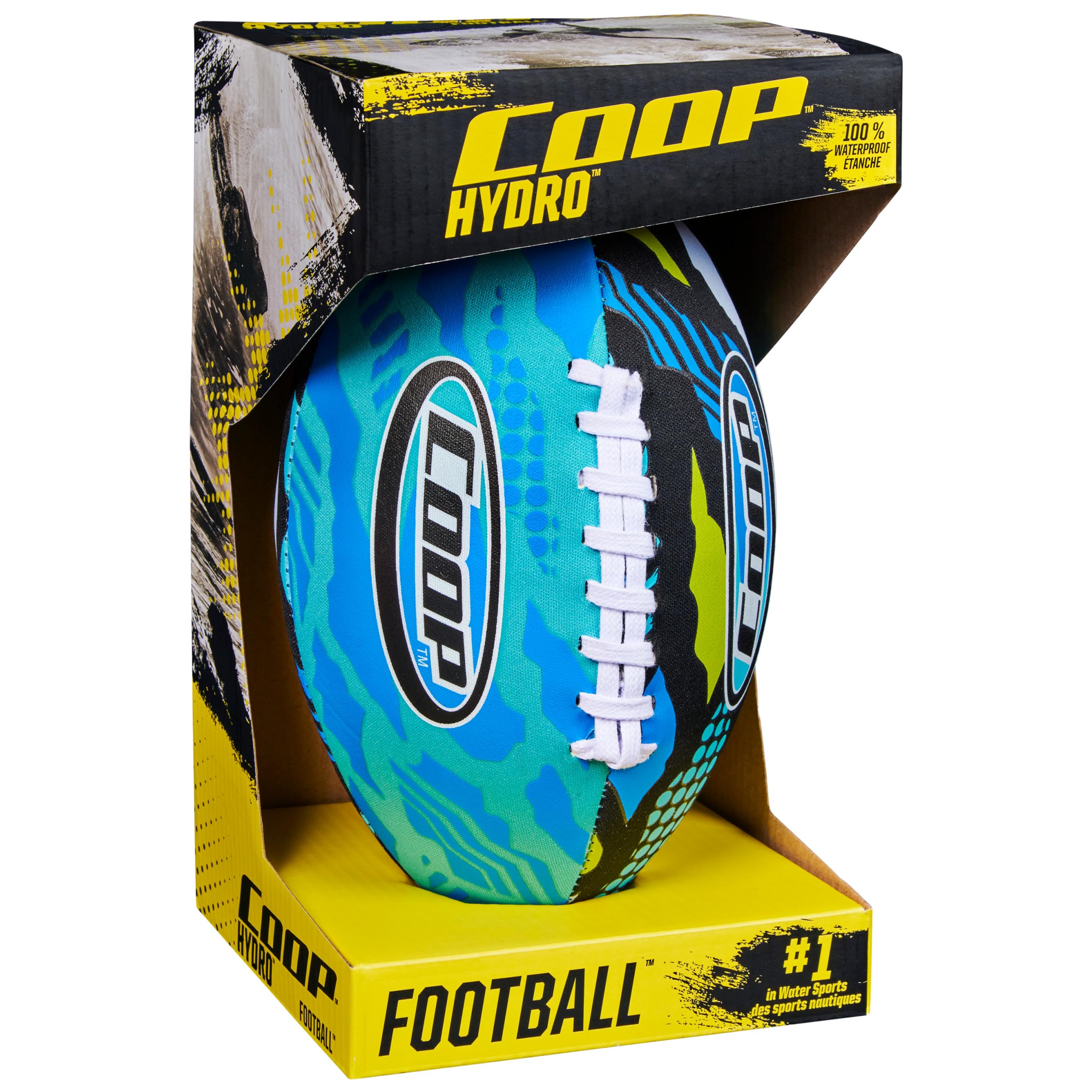 COOP Hydro - Balón de fútbol impermeable (24 cm)