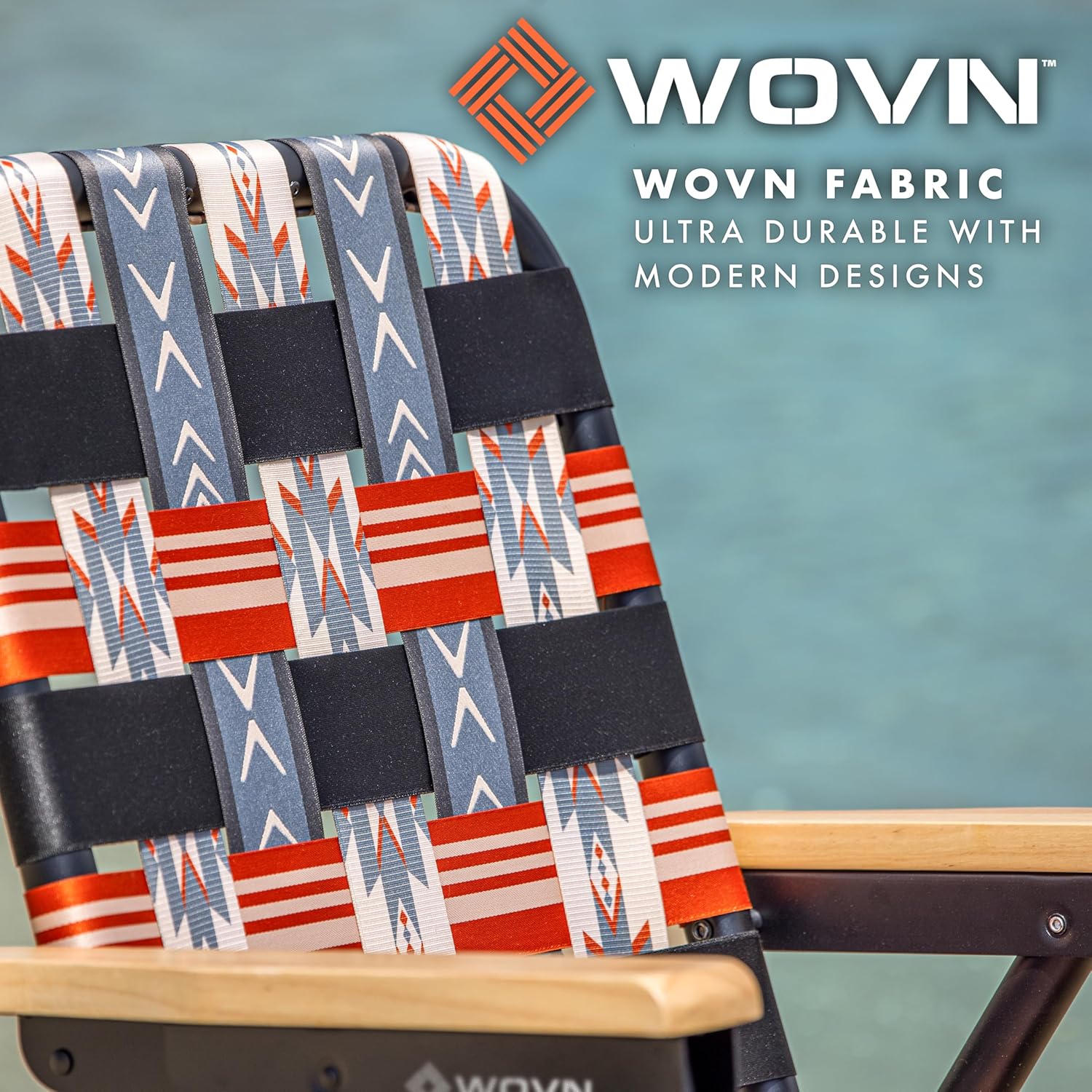 GoSports WOVN Beach Backpack Chair - 9 Styles Available - Premium Folding Camping Chair
