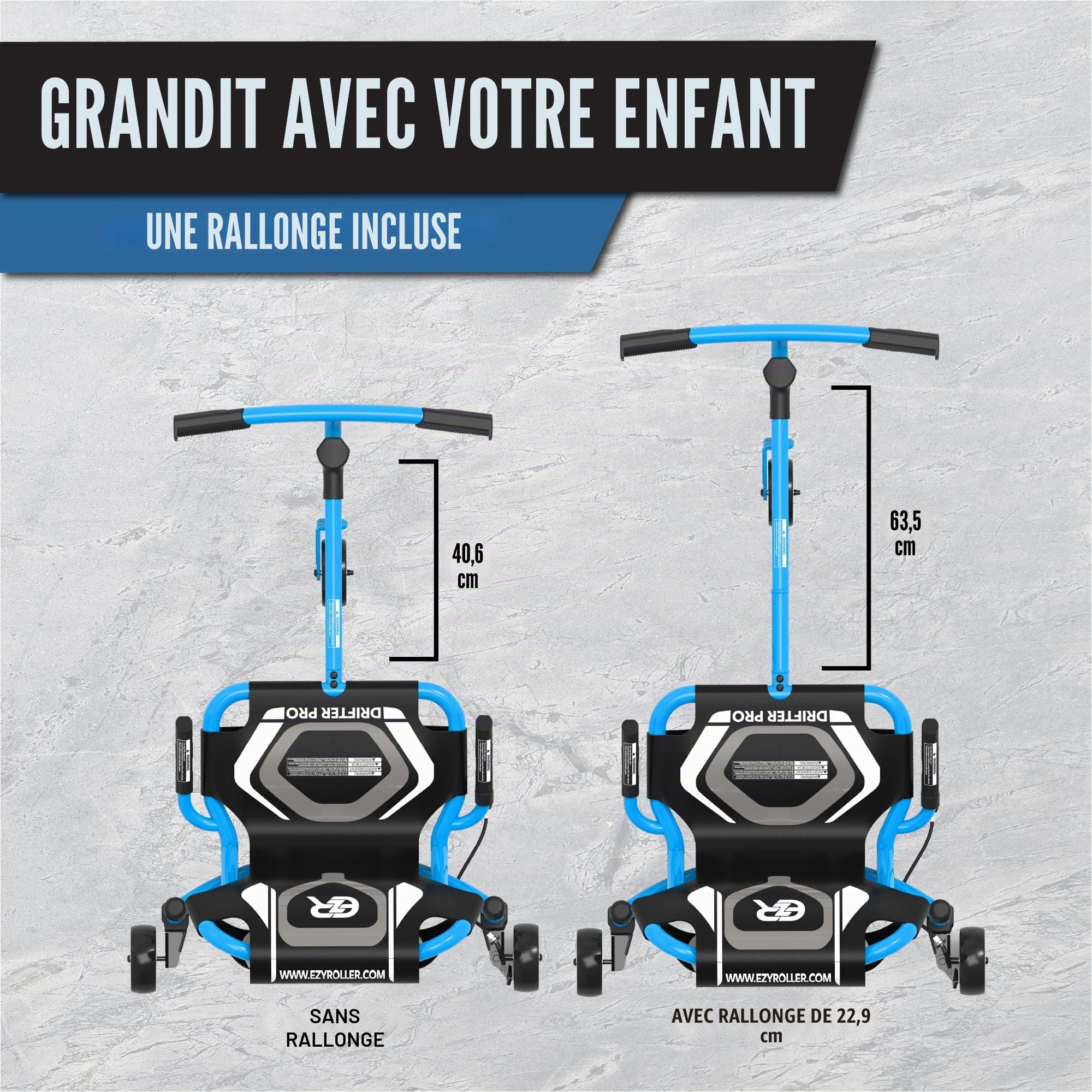 Ezyroller Véhicule funéraire Drifter Pro X Adolescent Tricycle Adulte à partir de 10 Trike
