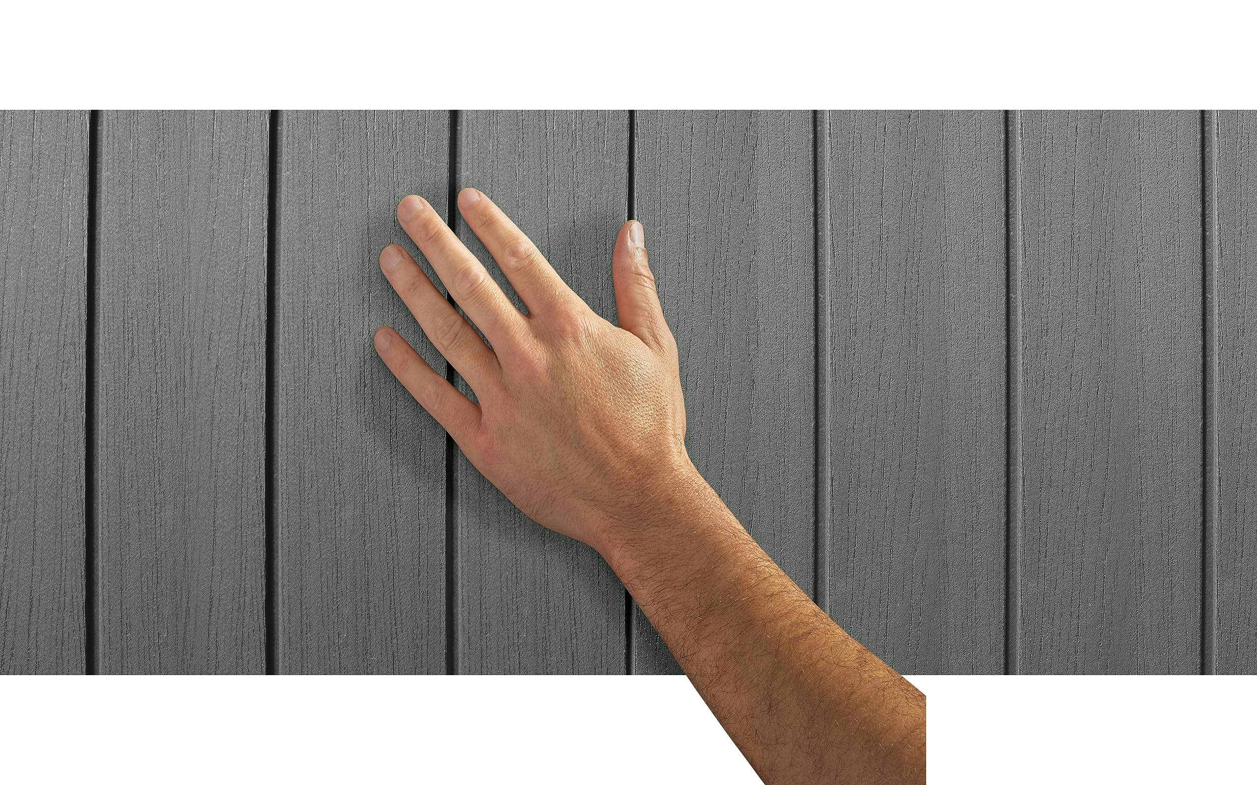 Keter Darwin Garden Shed 6 x 6, Wood Effect Finish, Sage Green, 3.30 m², 190 x 183 x 221 H cm - 5