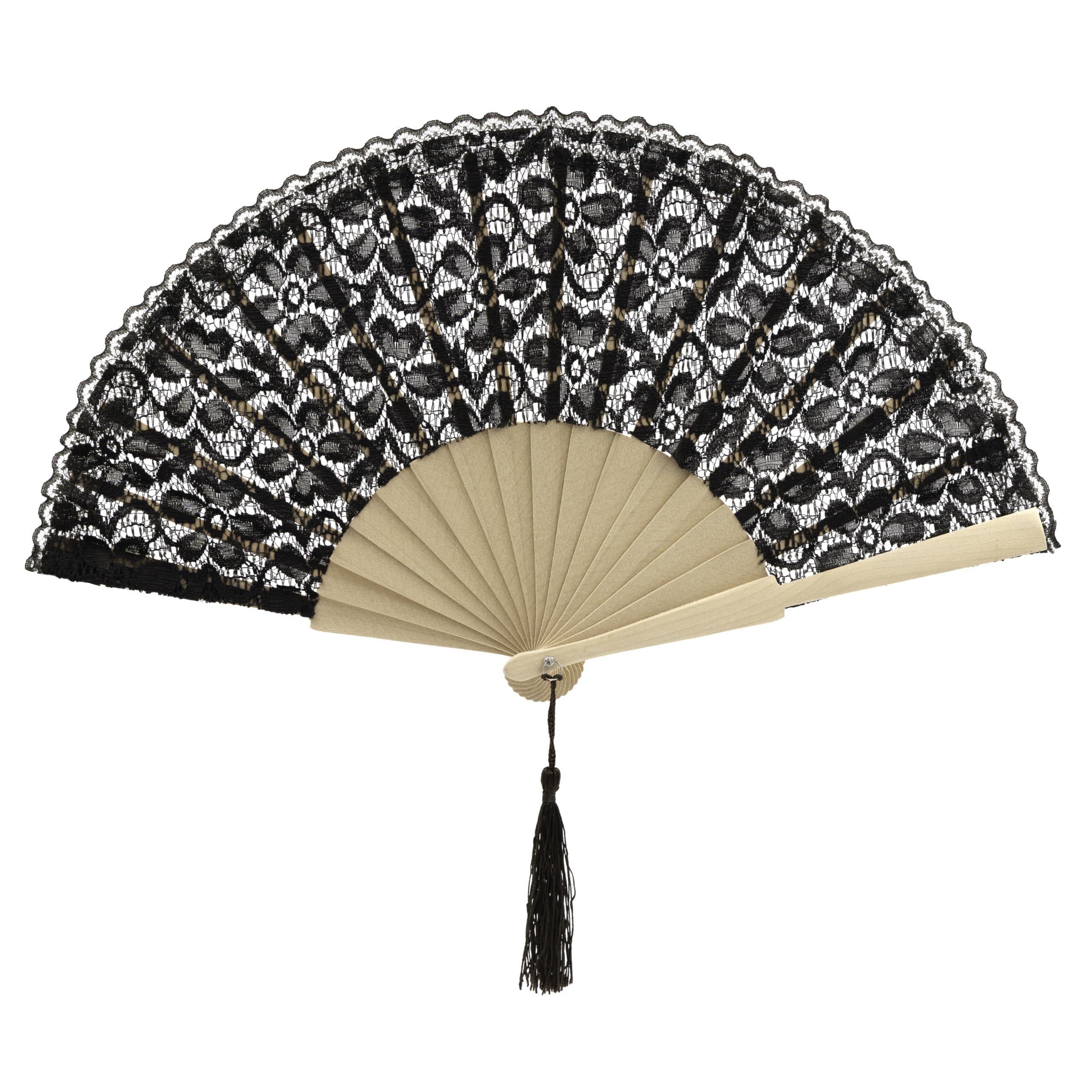 Éventail Mariage Rose Dentelle Pliant – Élégant & Brodé – Ventilateur De Poche MAPIMANIA