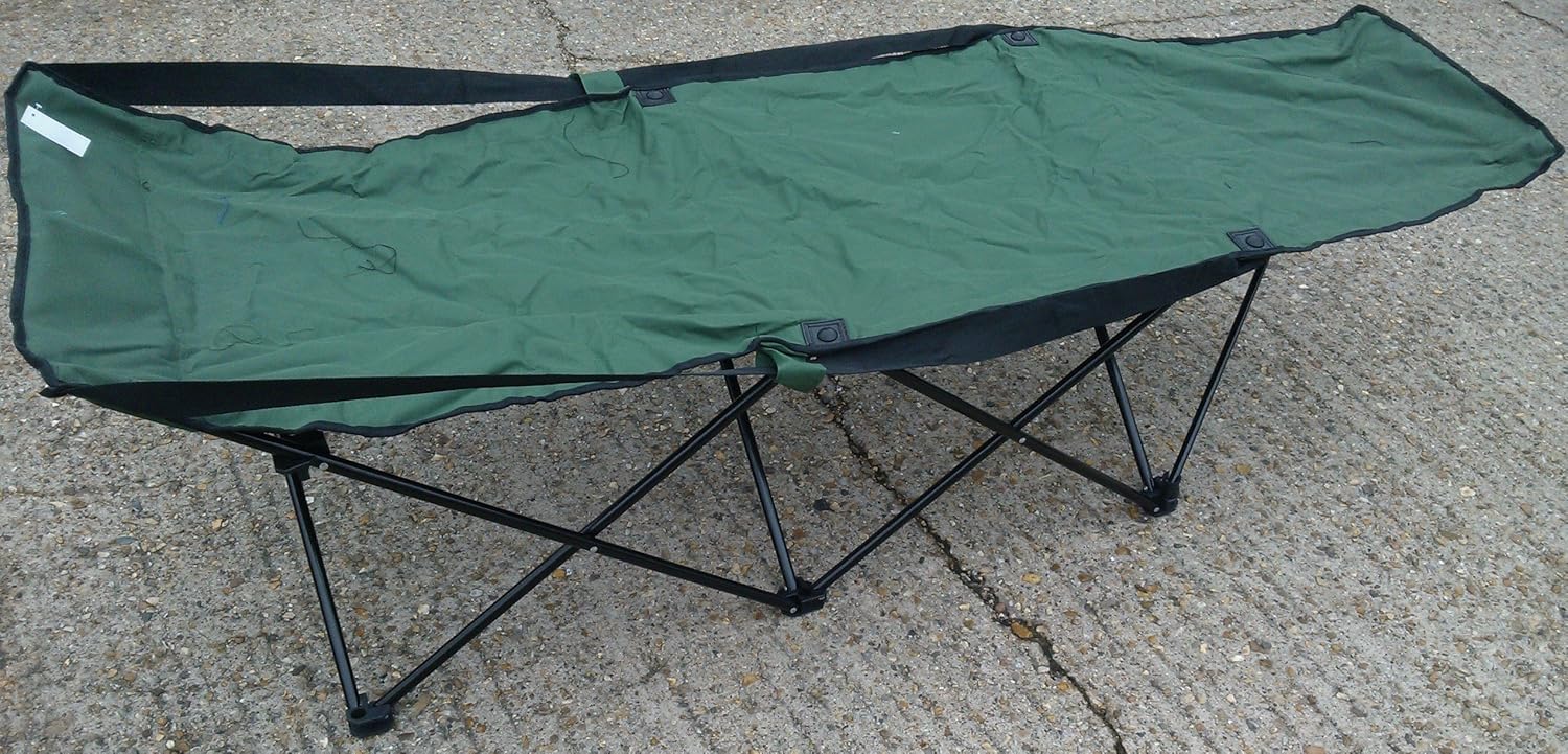 camping bed on legs