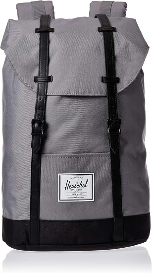 Amazon.com: Herschel Retreat - Mochila, Gris/Negro), 10066-02998-OS : Ropa,  Zapatos y Joyería