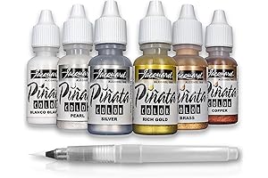 Jacquard Pinata Alcohol Ink Metallic Bundle with Blending Pen