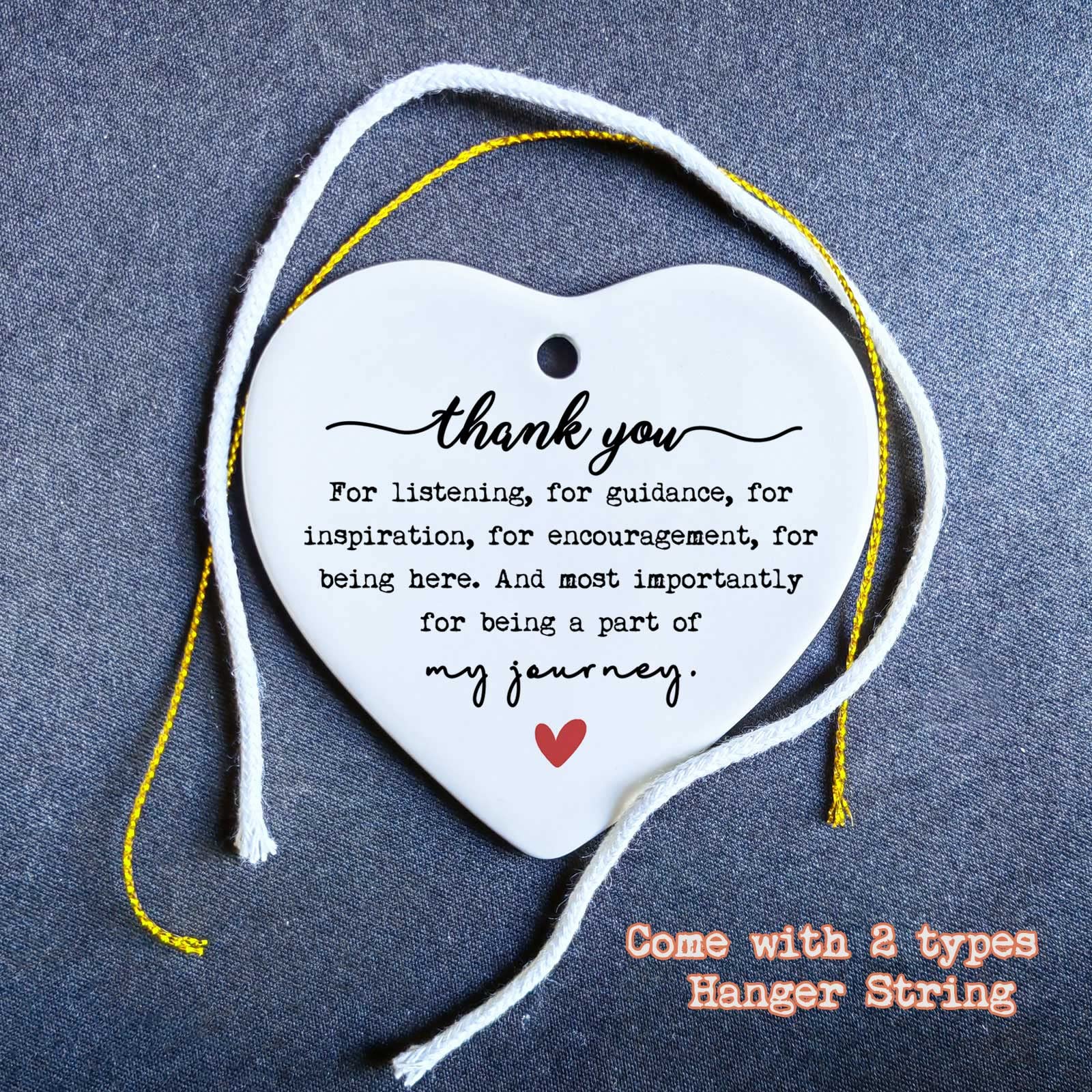 Thank You Gift for Christmas, Midwife, Friend, Appreciation Gift, Appreciation Ornament, Coworker Meaningful Leaving, Retirement Ornament(Thank You)