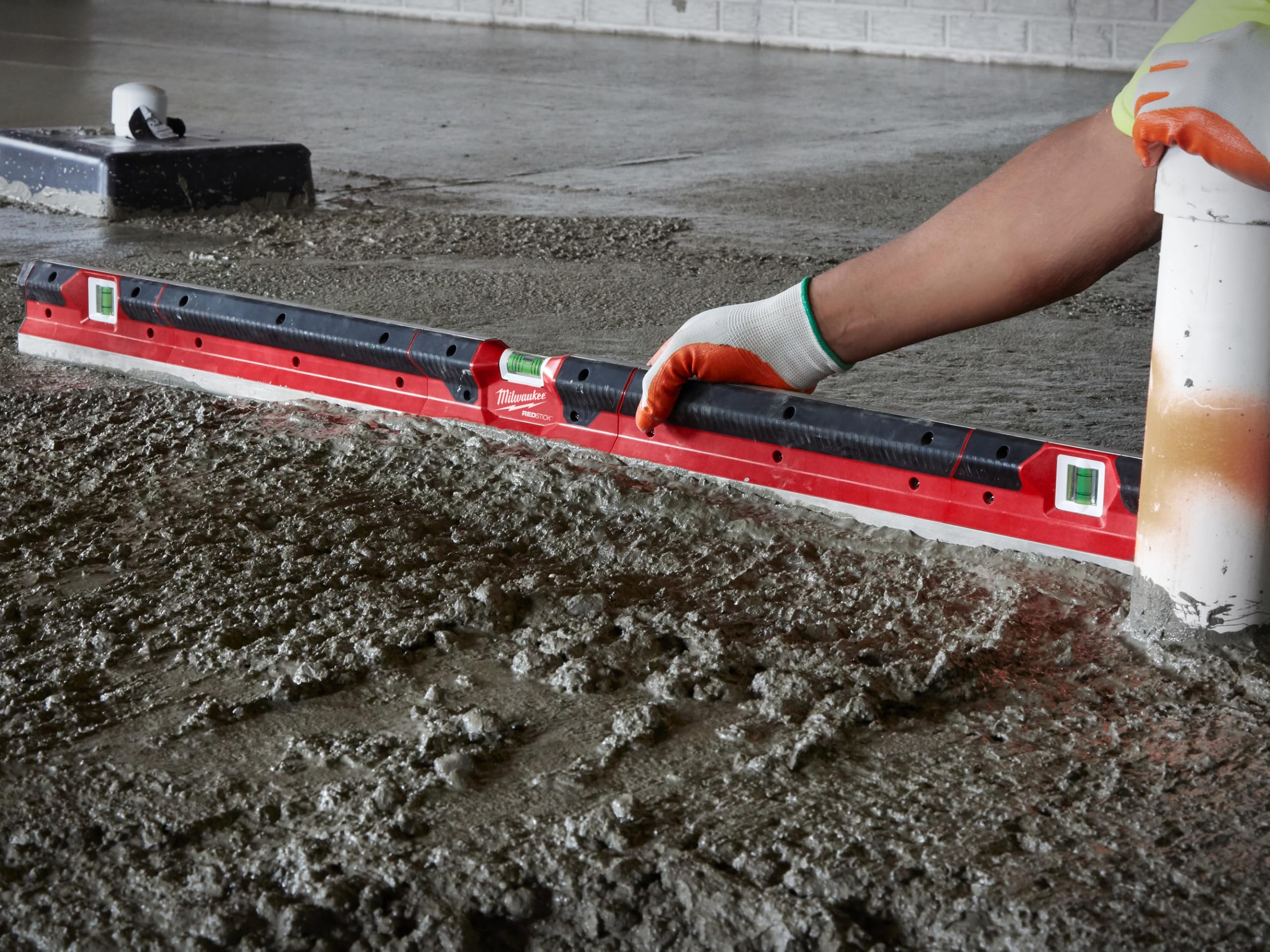 Milwaukee 4932459894 Nivel de Rastreado para REDSTICK Concreto, No Magnético, 120cm Longitud
