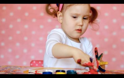 Washable Finger Paint for Kids