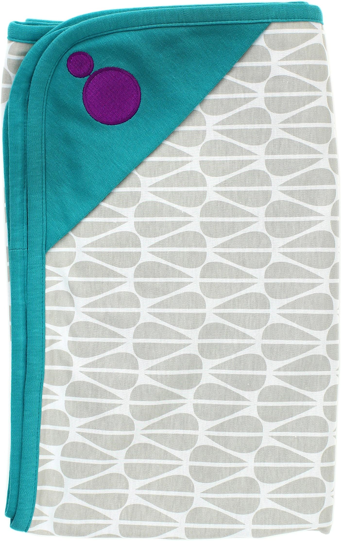 BELLY ARMOR Anti-Radiation Belly Blanket Chic Organic (Healthy Child Edition, Turquoise, 30 x 35 inches) | Radiation-shielding Baby Blanket | EMF Protection for Pregnancy, Fertility, Early Childhood