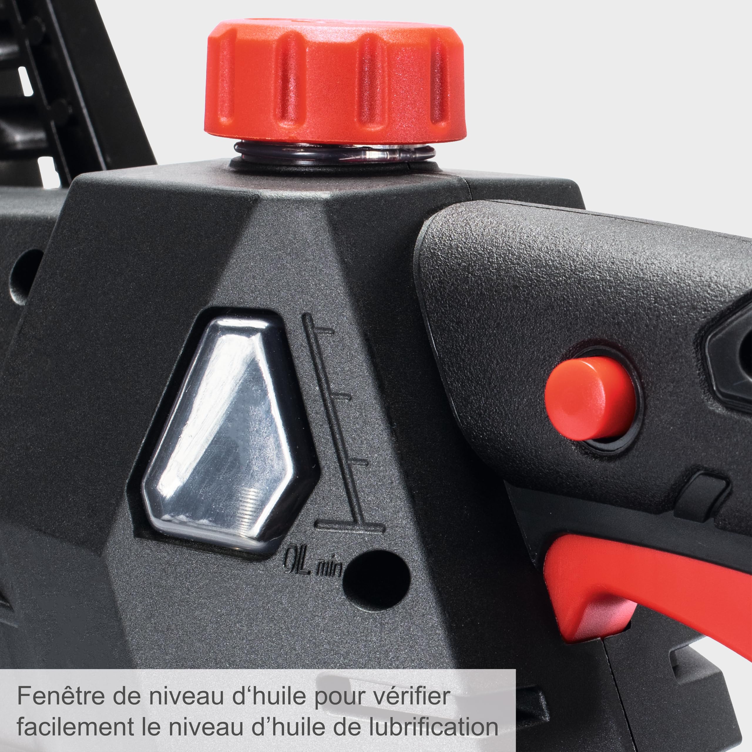 Scheppach Tronçonneuse Electrique CSE2700 | 2700W | Chaîne et Guide Procut 45,5cm | Lubrification automatique de la chaîne | Frein de chaîne intégré | Etui du guide inclus | Légère et Compacte