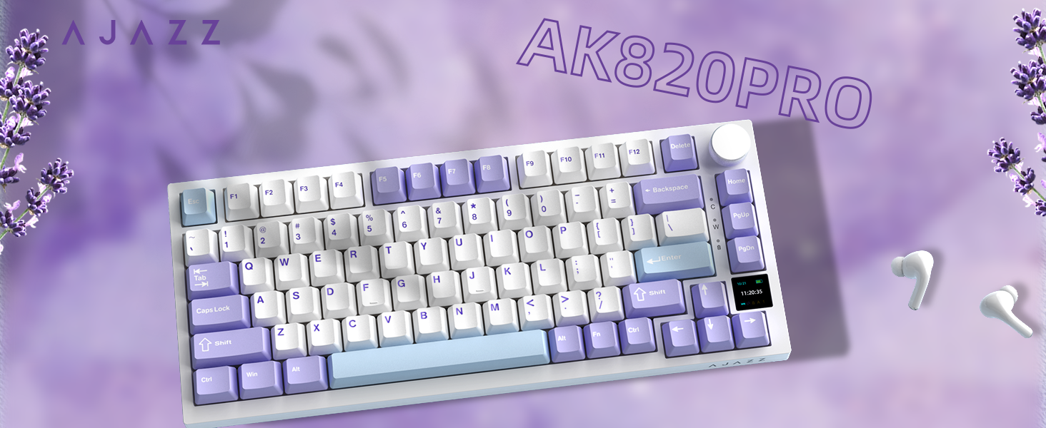 Amazon | A.JAZZ AK820 Proゲーミングキーボード3モードgift軸