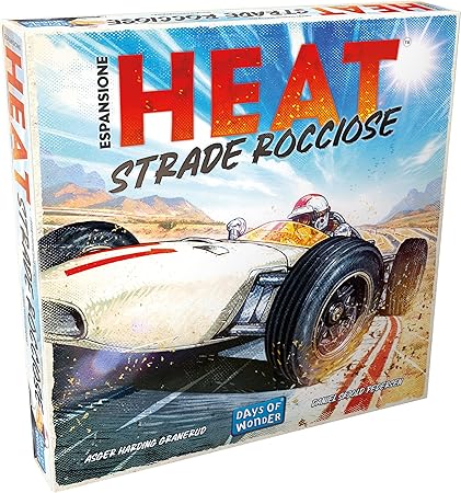 Asmodee - Heat Strade Rocciose, Espansione Gioco da Tavolo, Due Nuovi Scenari, 10+ Anni, Edizione in Italiano