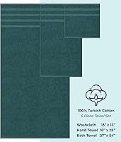 Vista 8 de American Soft Linen Paquete de bata unisex y juego de toallas de 6 piezas S/M