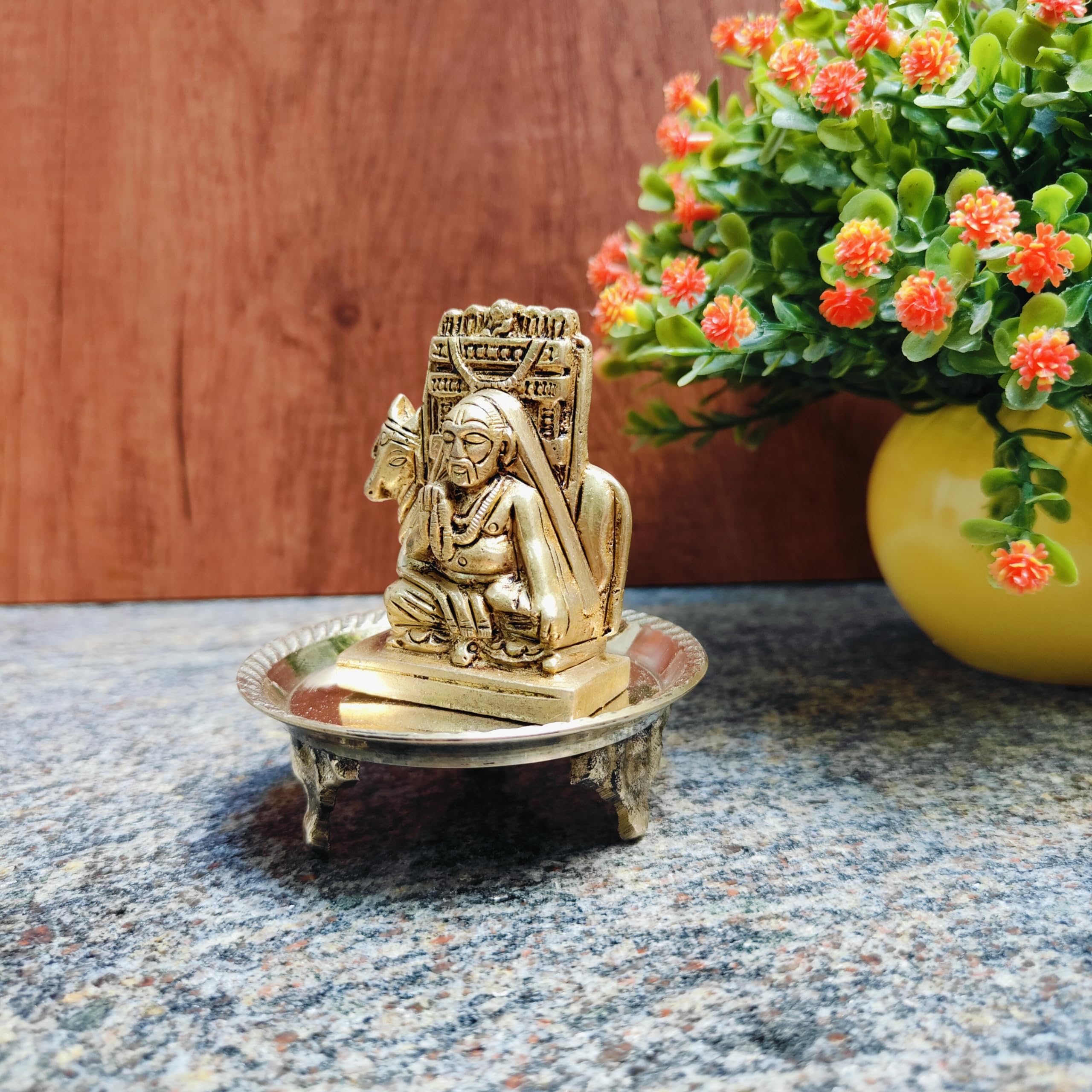 RAMA METAL Brass RAGHAVENDRA Swamy Idol 1