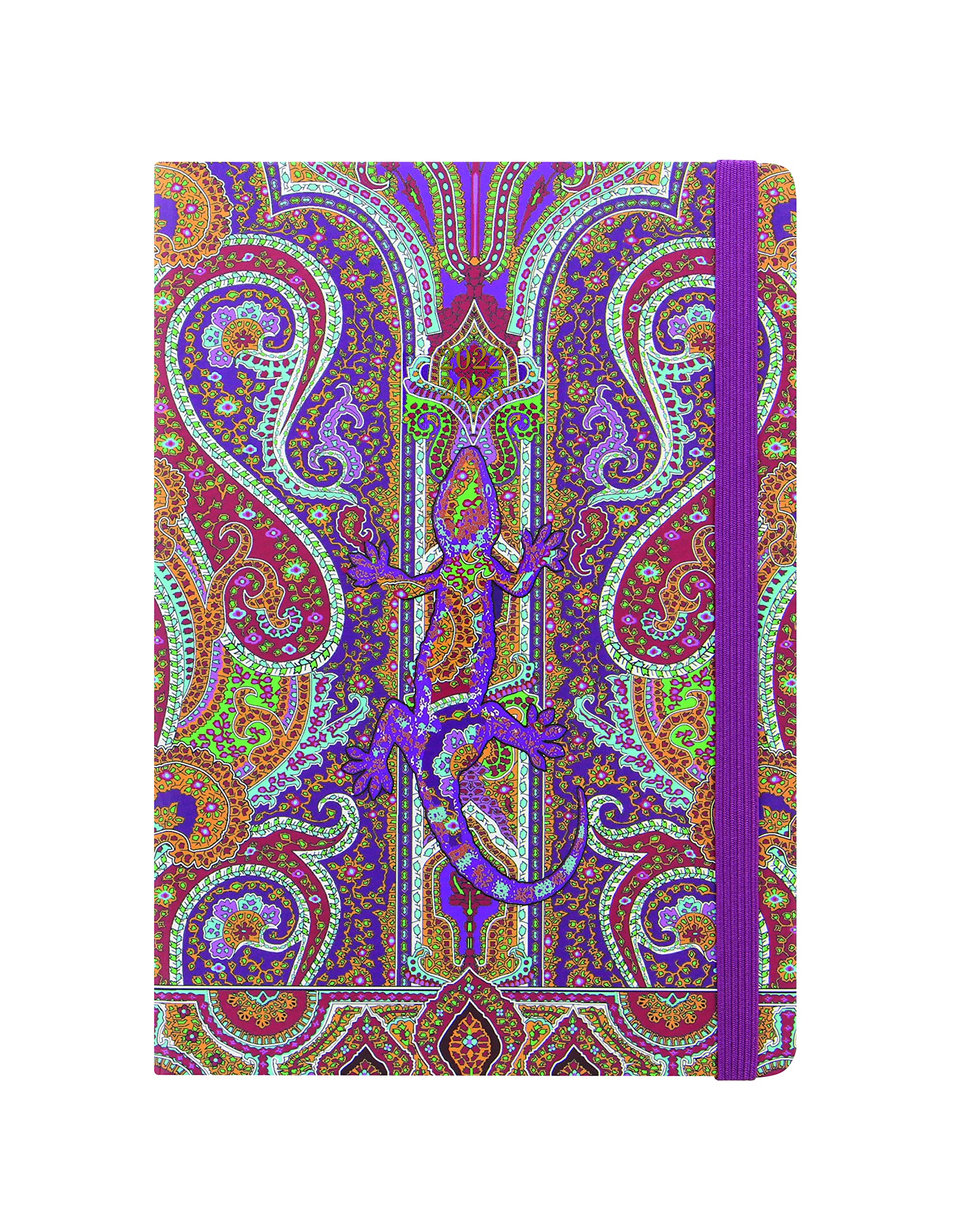 Letts Paisley A5 Academic 22.23 Week to View Diary - Salamander