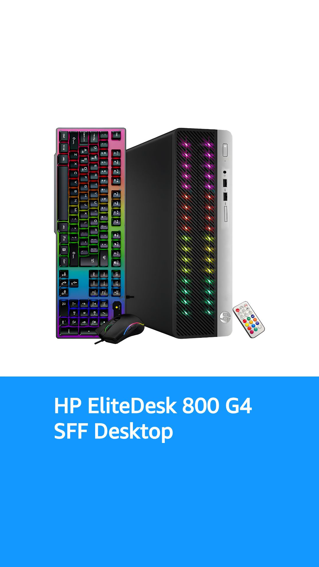 HP EliteDesk 800 G4 SFF High Performance RGB Desktop Computer